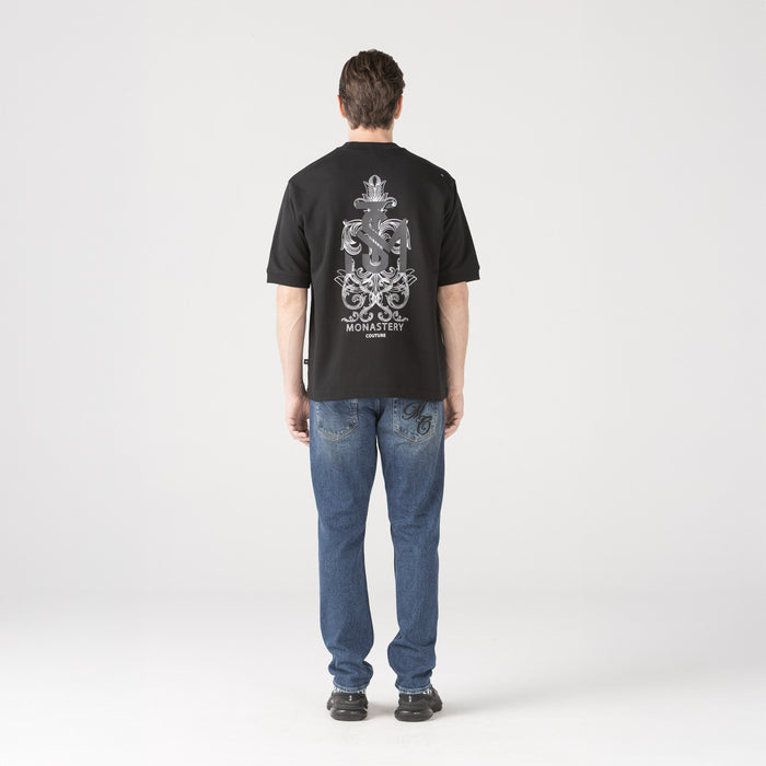 TEMPLUM T-SHIRT OVERSIZED MEN BLACK