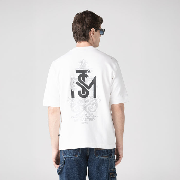 TEMPLUM T-SHIRT OVERSIZED MEN WHITE