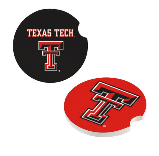 Texas Tech University Car Coaster Set