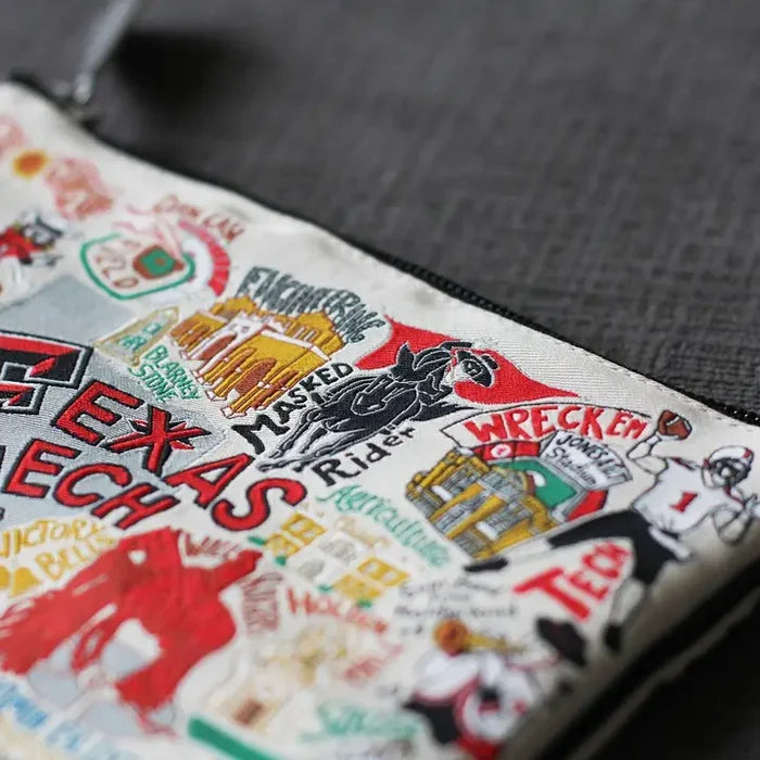 Texas Tech University Collegiate Zip Pouch