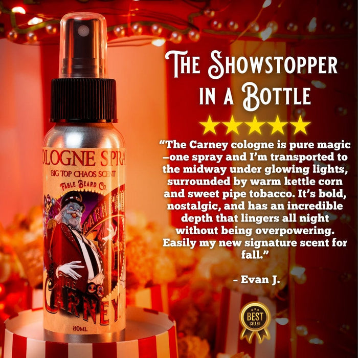 The Carney - Cologne - Warm Kettle Corn, Salted Caramel, Sweet Pipe Tobacco