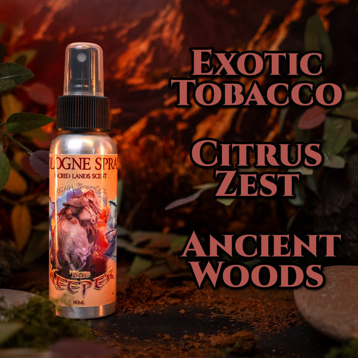 The Keeper - Cologne - Exotic Tobacco, Citrus Zest, Ancient Woods, and Spicy Patchouli