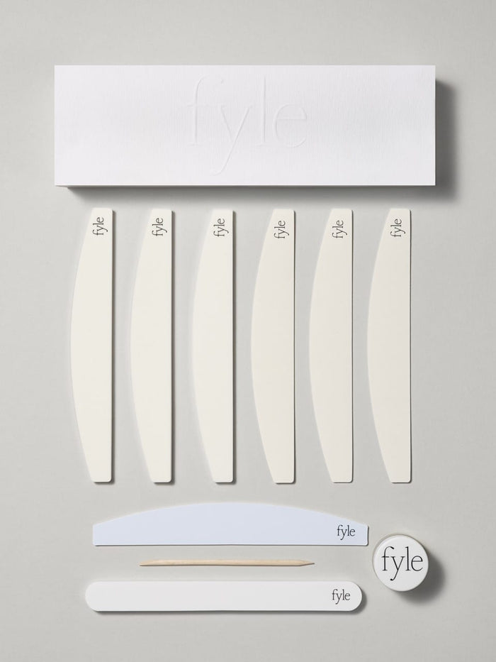 Fyle – Nail, Cuticle & Handcare. Carefully engineered for safe, clean manicures. Nail & Cuticle Care Kit The Kit – Nail and Cuticle Care Manicure Kit