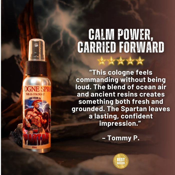 The Spartan - Cologne - Frankincense, Myrrh, Sage, and Ocean Mist