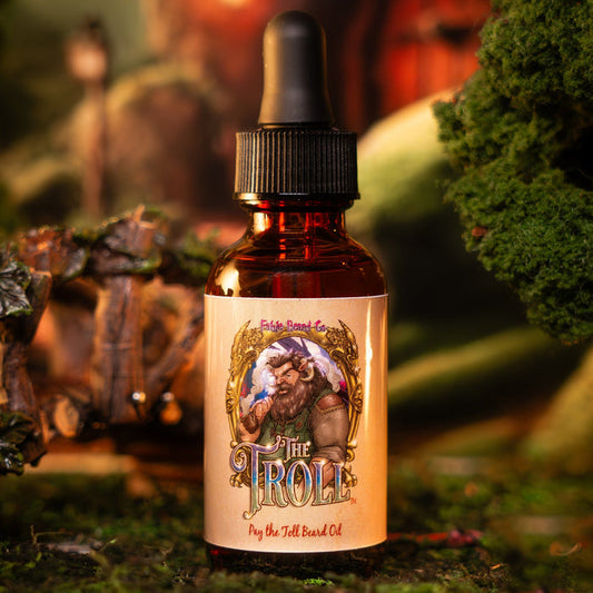 The Troll - Beard Oil - Sandalwood Pipe, Refreshing Stream, Bright Spring Air