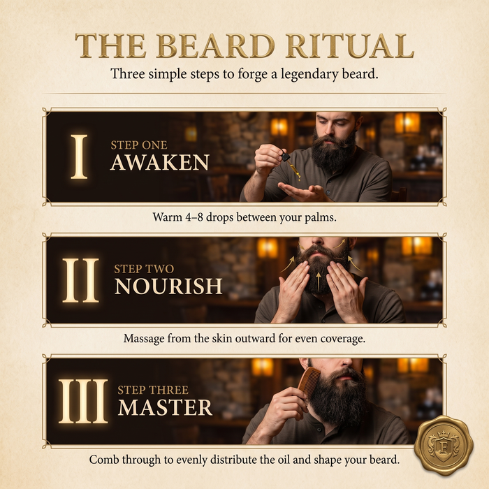 The Troll - Beard Oil - Sandalwood Pipe, Refreshing Stream, Bright Spring Air