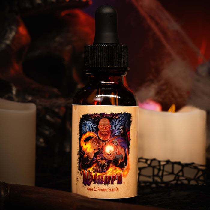 The Wizard - Beard Oil - Cauldron Brewed Bourbon, Arcane Buttercream, Orange Zest Sparks