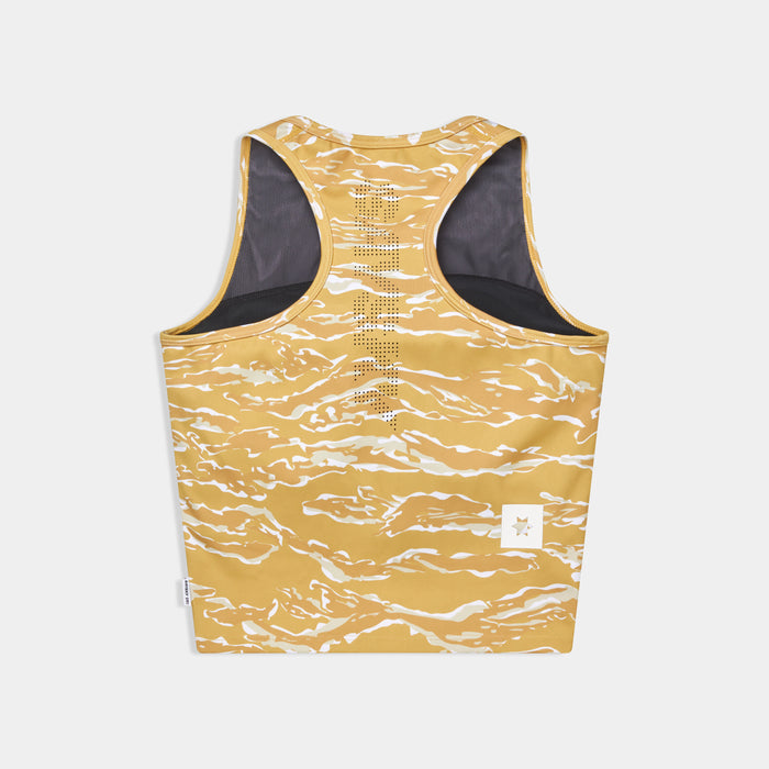 Saysky Tiger Combat Crop Top Yellow Camo 1064 SW30008