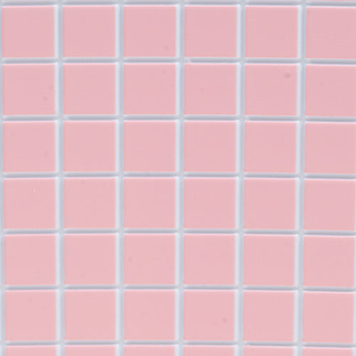 Tile Floor: 1/4 Sq, 11 X 15 1/2, Pink, Jr333 (FF60630)