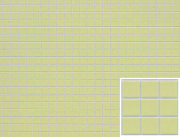 Tile Floor: 1/4 Sq, 11 X 15 1/2, Yellow, Jr331 (FF60620)