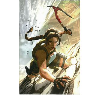 Tomb Raider Sacred Artifacts #1 Virgin Taurin Clarke Var Dark Horse Comic