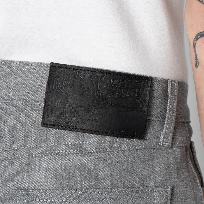 True Guy - Heather Grey Selvedge by Naked & Famous Denim