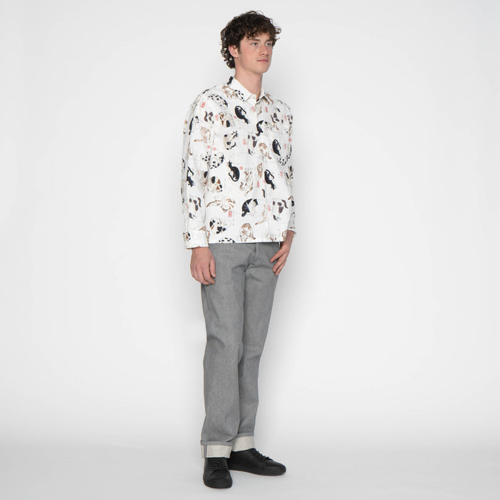 True Guy - Heather Grey Selvedge by Naked & Famous Denim