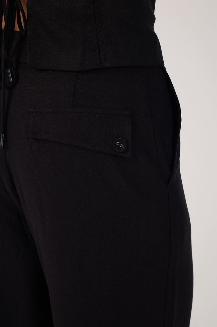 Tucks Linen Pants_6