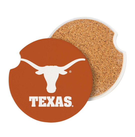 University of Texas Car Coaster Set