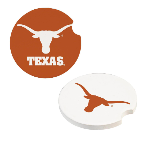 University of Texas Car Coaster Set