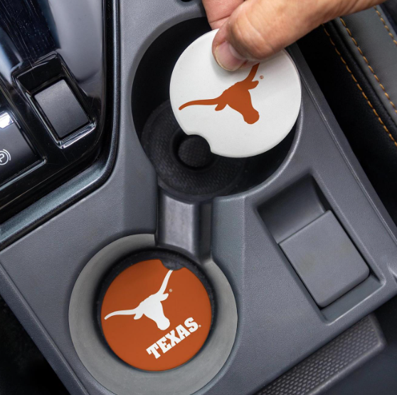 University of Texas Car Coaster Set