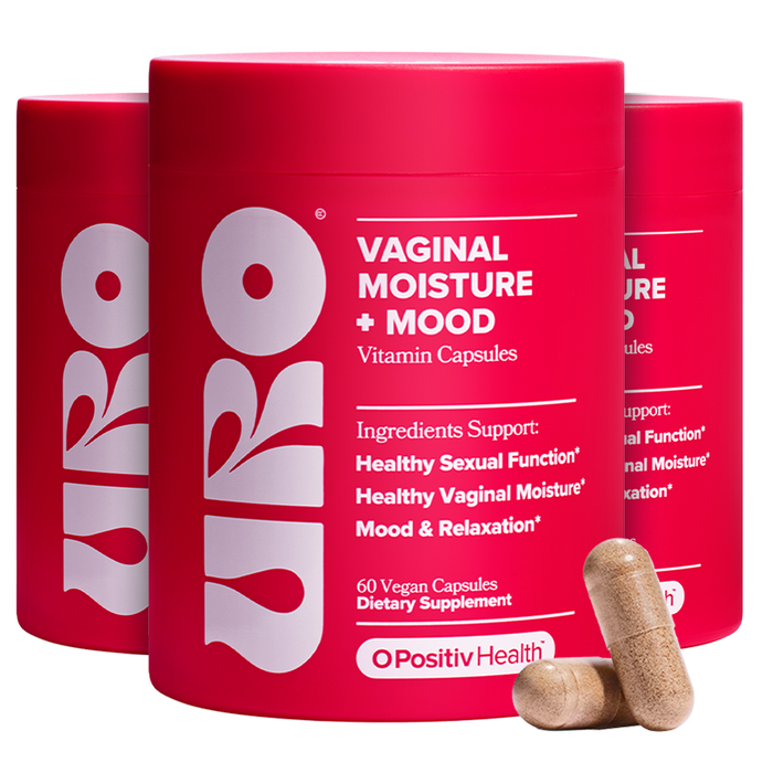 URO - Vaginal Moisture & Mood Capsules - 3 Bottle Subscription