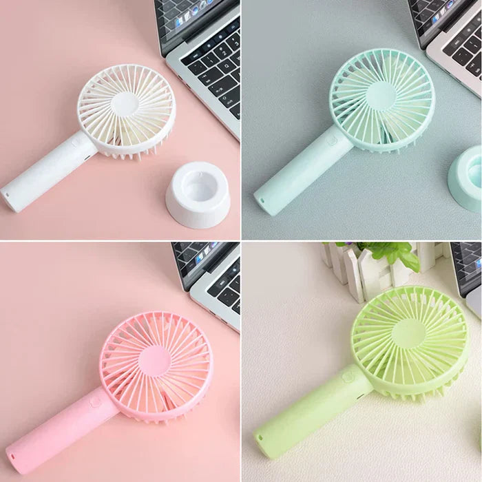 USB Rechargeable Handheld Mini Portable Fan