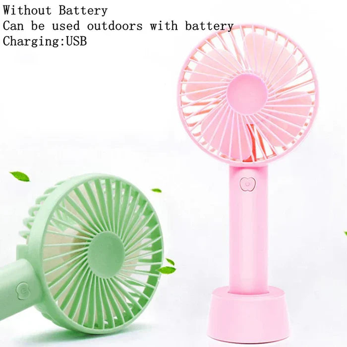 USB Rechargeable Handheld Mini Portable Fan