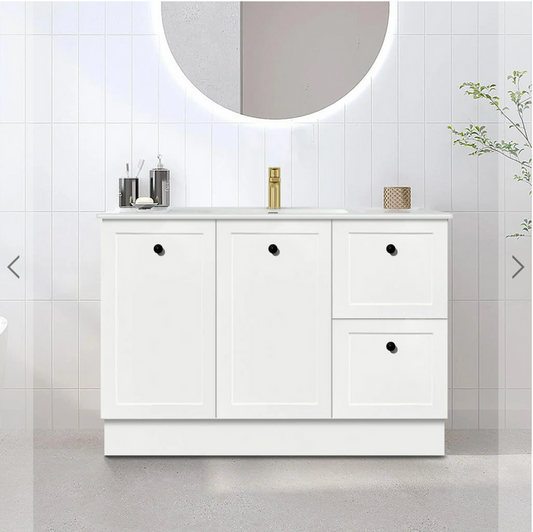 Vanity - Jess Series White - 100% Water Proof