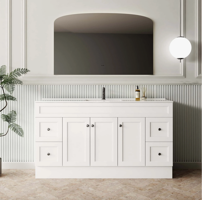 Vanity - Jess Series White - 100% Water Proof