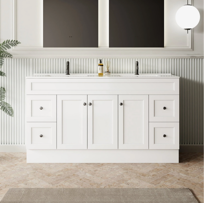 Vanity - Jess Series White - 100% Water Proof