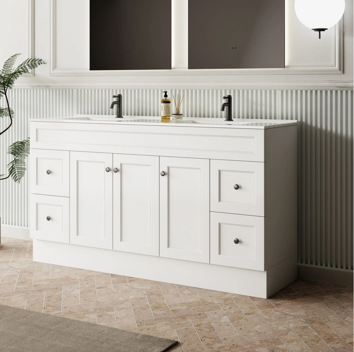 Vanity - Jess Series White - 100% Water Proof