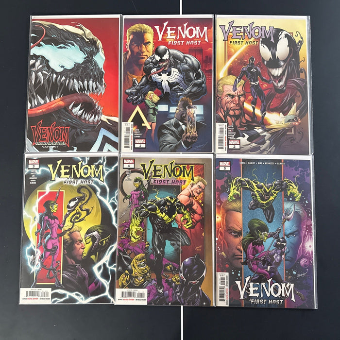 Venom Set bundle. Alpha and Omega. King in Black. First host. Web of Venom