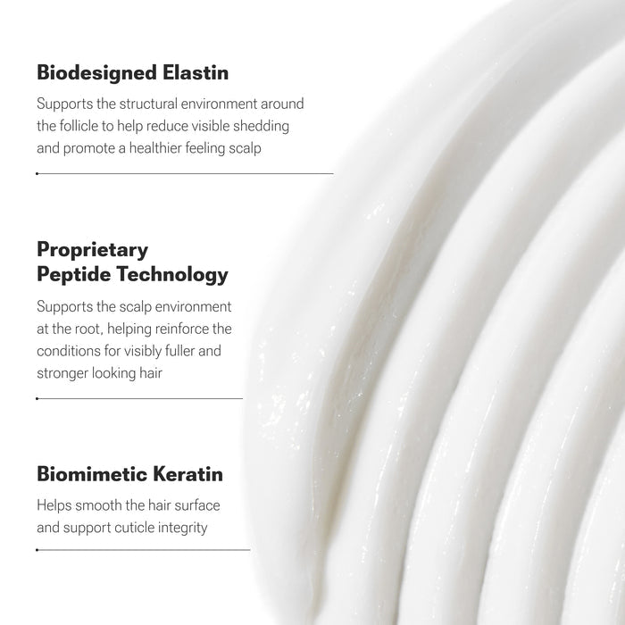 Front view of Vibrant Scalp Mask showcasing packaging and product texture on a white background