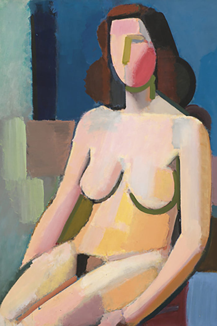 Seated Female Nude 1940 by Vilhelm Lundstrom