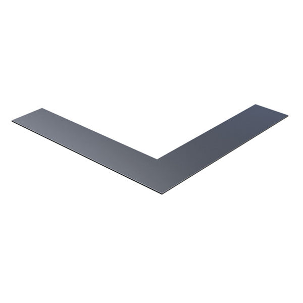 VISOR Balustrade - Aluminium 90 Degrees Joiner for Handrail Friction Insert - 200x200x1.2mm - Image 1