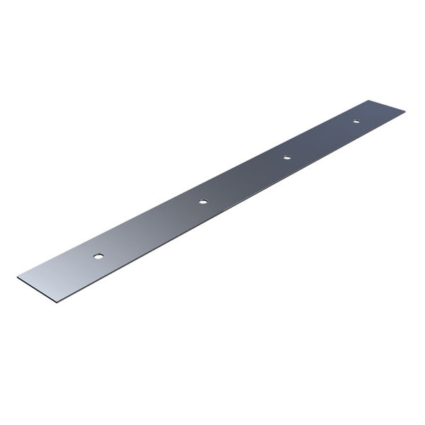 VISOR Balustrade - Aluminium Inline Joiner for Handrail Friction Insert - 400x40x1.2mm - Image 1