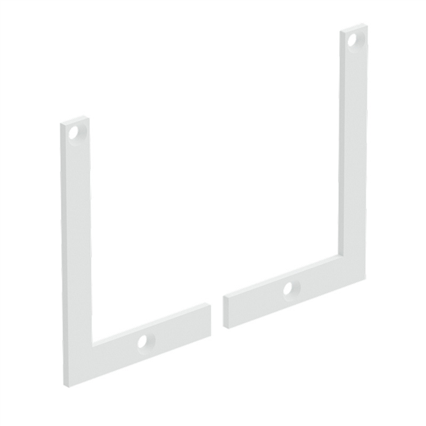 VISOR Balustrade - 'L' Face Mount End Plates - Pack of 2 - Image 3