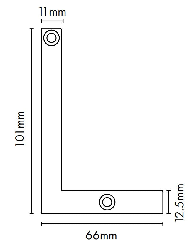 VISOR Balustrade - 'L' Face Mount End Plates - Pack of 2 - Image 4