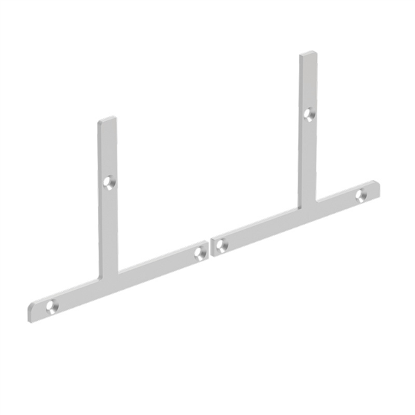 VISOR Balustrade - 'T' Deck Mount End Plates - Pack of 2 - Image 2