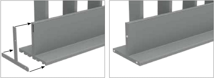 VISOR Balustrade - 'T' Deck Mount End Plates - Pack of 2 - Image 5