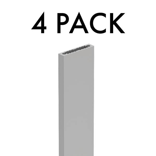 VISOR Balustrade, Aluminium 50x10mm Baluster - Pack of 4 - 1200mm High - Image 3