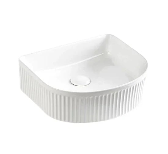 VITO Athena Fluted Arch Premium Ceramic Above-Counter Basin 400*360*130mm