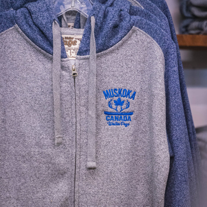 Walter Page 2 Tone Zip Up Hoodie