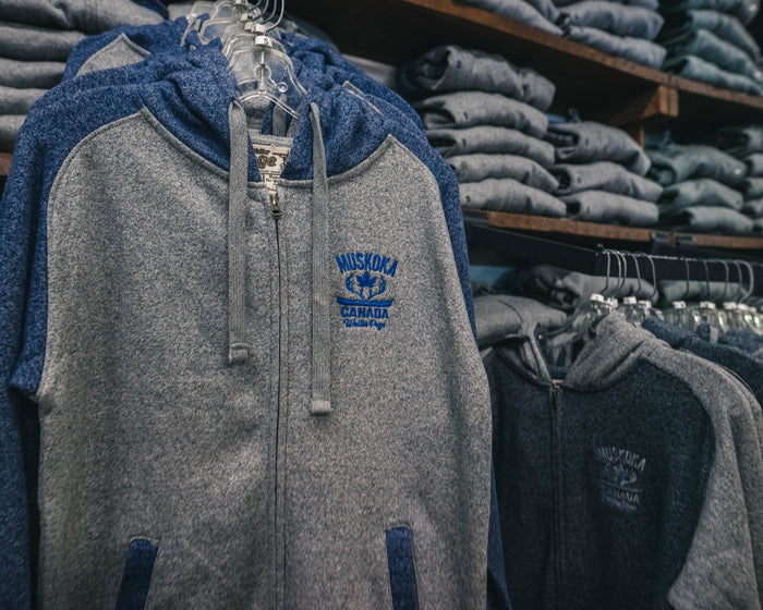 Walter Page 2 Tone Zip Up Hoodie