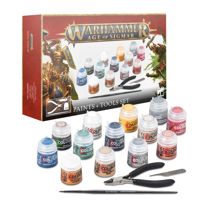 Warhammer Age of Sigmar: Paints + Tools Set 80-17