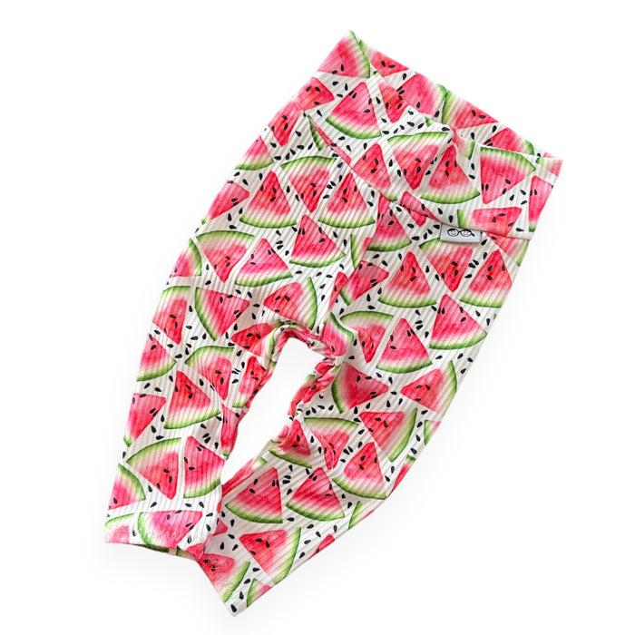 Watermelon Ribbed Lounge Set