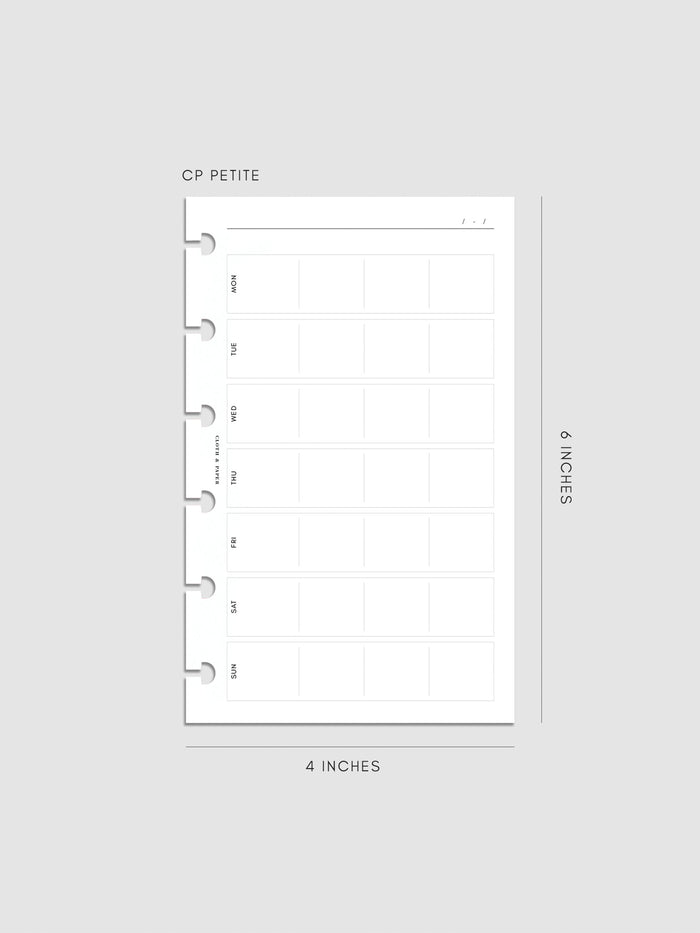 Digital mockup of insert in CP Petite.