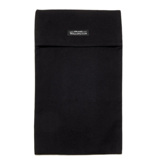 A Wellington 100% Cotton Shoe Storage Bag (Pair) by KirbyAllison.com on a white background.