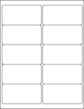 White Moisture-Resistant Inkjet Printer 4"x2" Rectangle Labels (1 Sheet, 10 Labels) at Your Oil Tools