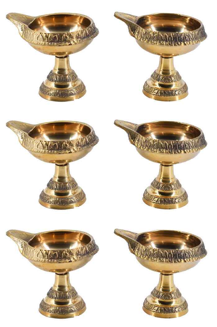 White Whale Diya for Pooja Made of Pure Brass - Kuber Diya Diwali Decoration