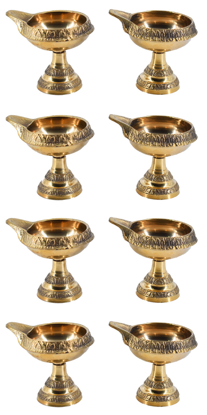 White Whale Diya for Pooja Made of Pure Brass - Kuber Diya Diwali Decoration