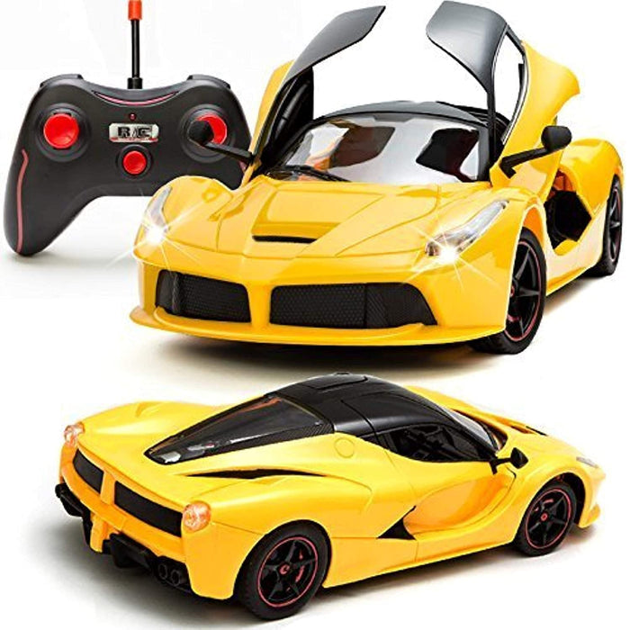 White Whale  Ferrari Remote Control Car with Rechargeable & Steering Remote Control Racing Car