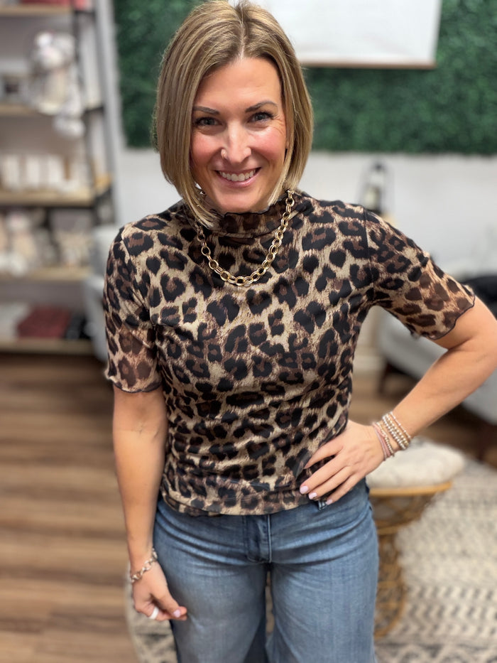 Wild Intentions Mesh Top